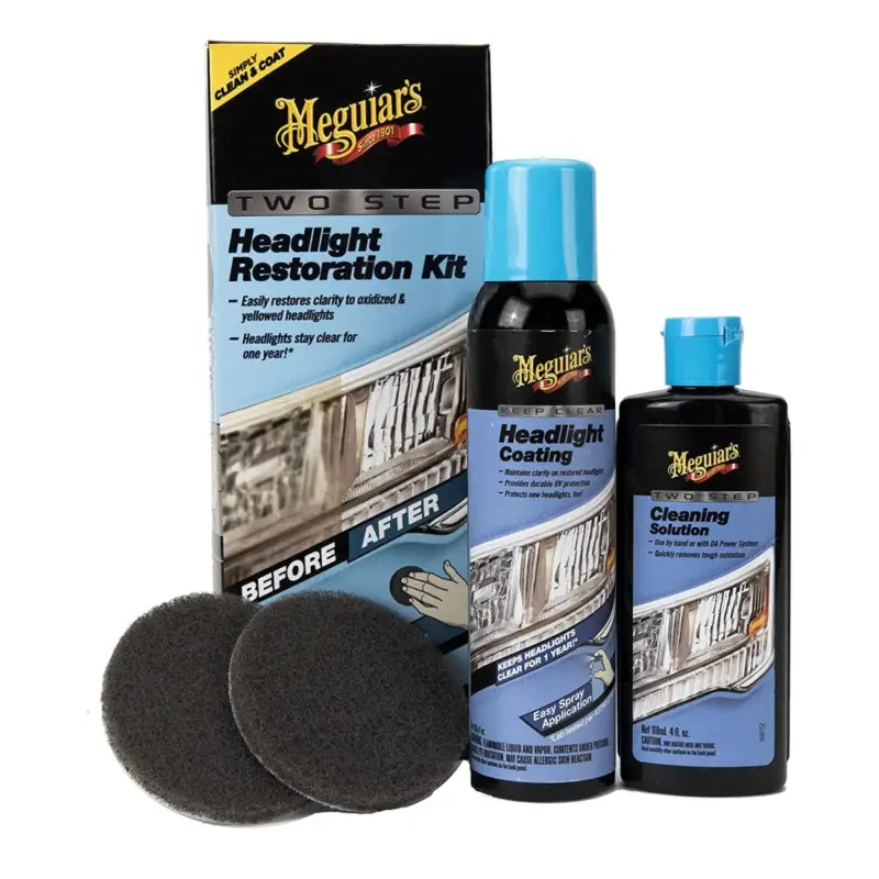 Meguiar's Perfect Clarity Headlight Restoration Kit Scheinwerferpflege-Set Schneller Versand