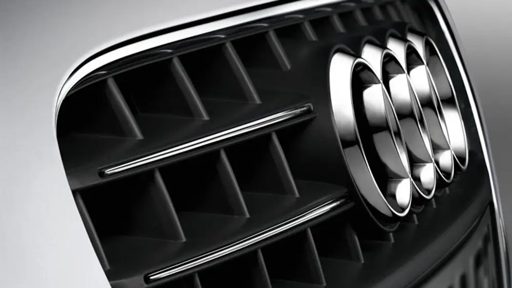 Zierleisten Chromglanz Kühlergrill Original Audi A5 8T Tuning Applikation 8T0071360A2ZZ Nur Für Kurze Zeit