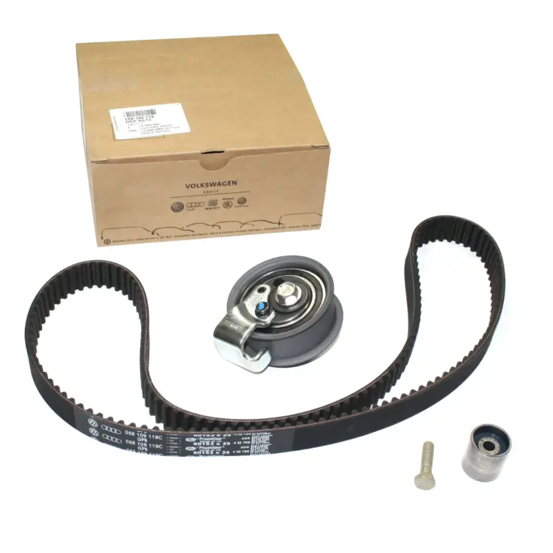 Zahnriemensatz Spannrolle Original VW Audi Komplettsatz 1.8T Zahnriemenwechsel 058198119 Finale Aktion