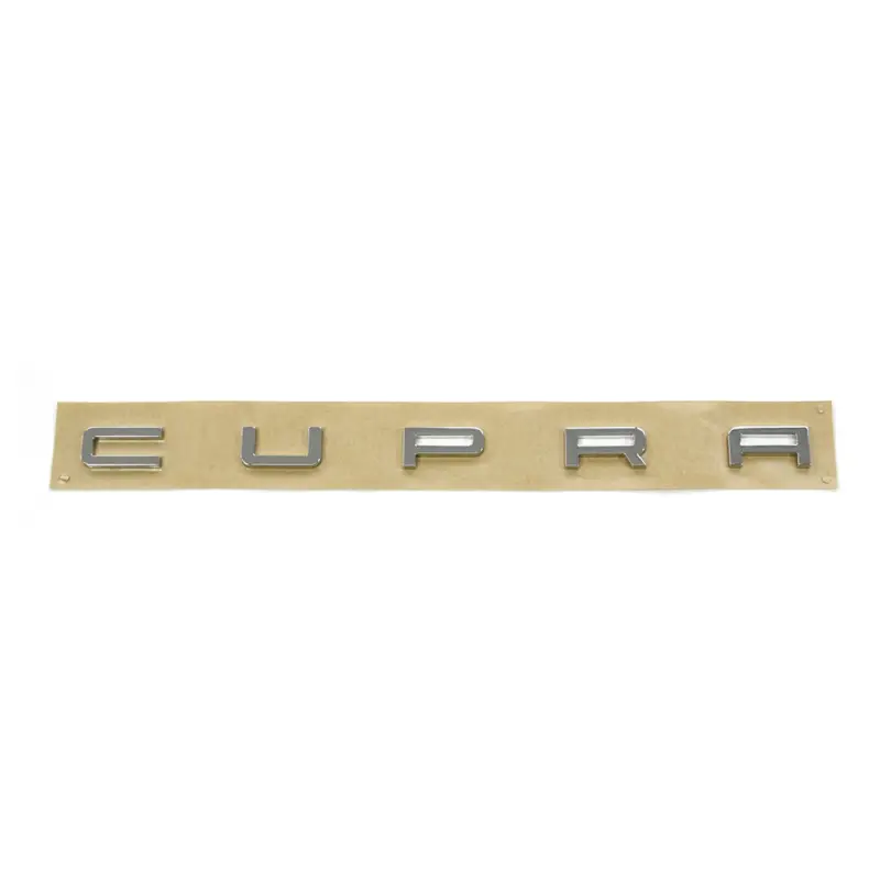 Original Seat Cupra Schriftzug hinten Heckklappe Tuning Emblem chrom Super-Preis