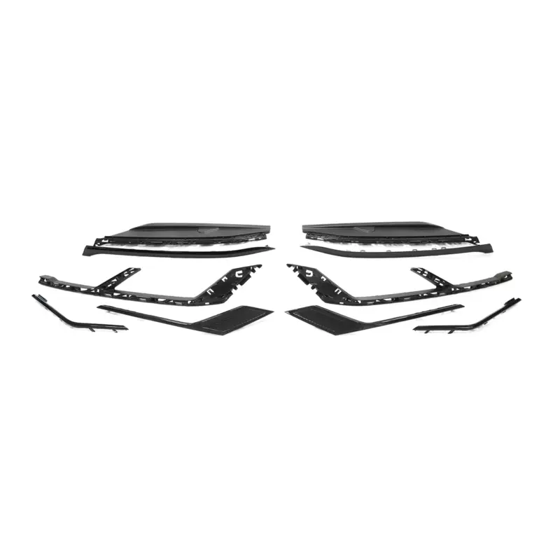 Preisknaller Original VW Touareg III (CR) R-Line Scheinwerferblenden Satz schwarz Tuning Design Abdeckung