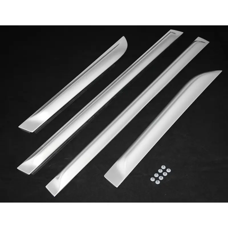 Original Audi A6 (C6 4F) Allroad Aluminium Abdeckung Exterieur Türleisten Set Zertifiziert