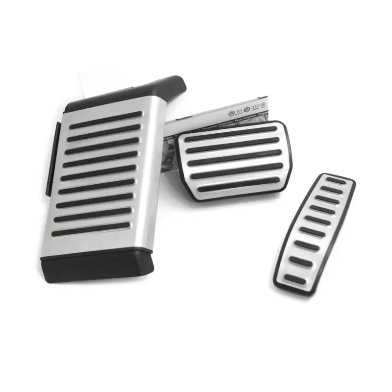 Audi Q7 4L Pedalkappen Set Edestahl Original Interieur Kappen Fußstütze Automatik Neue Kollektion