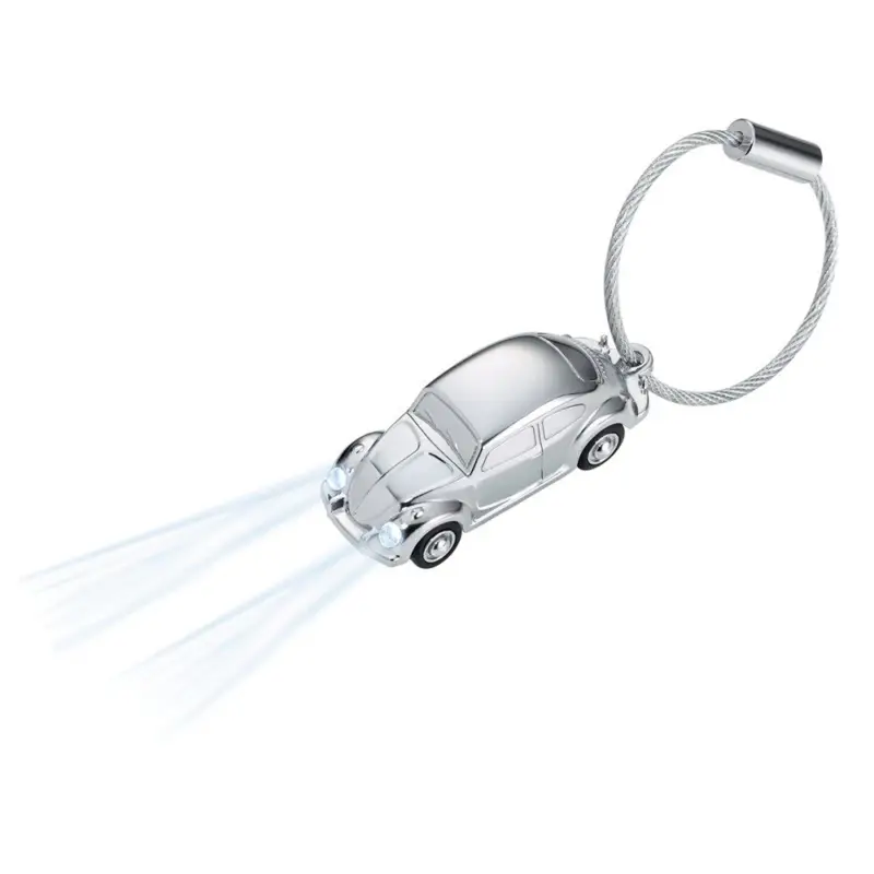 Begrenztes Angebot Schlüsselanhänger LIGHT BEETLE 1964 VW Käfer Metallguss grau KR16-40