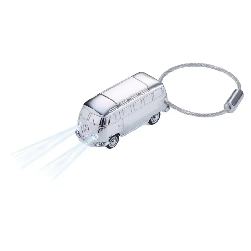 Solange Der Vorrat Reicht Schlüsselanhänger LIGHT BULLI T1 1962 VW Bulli Metallguss grau KR17-40