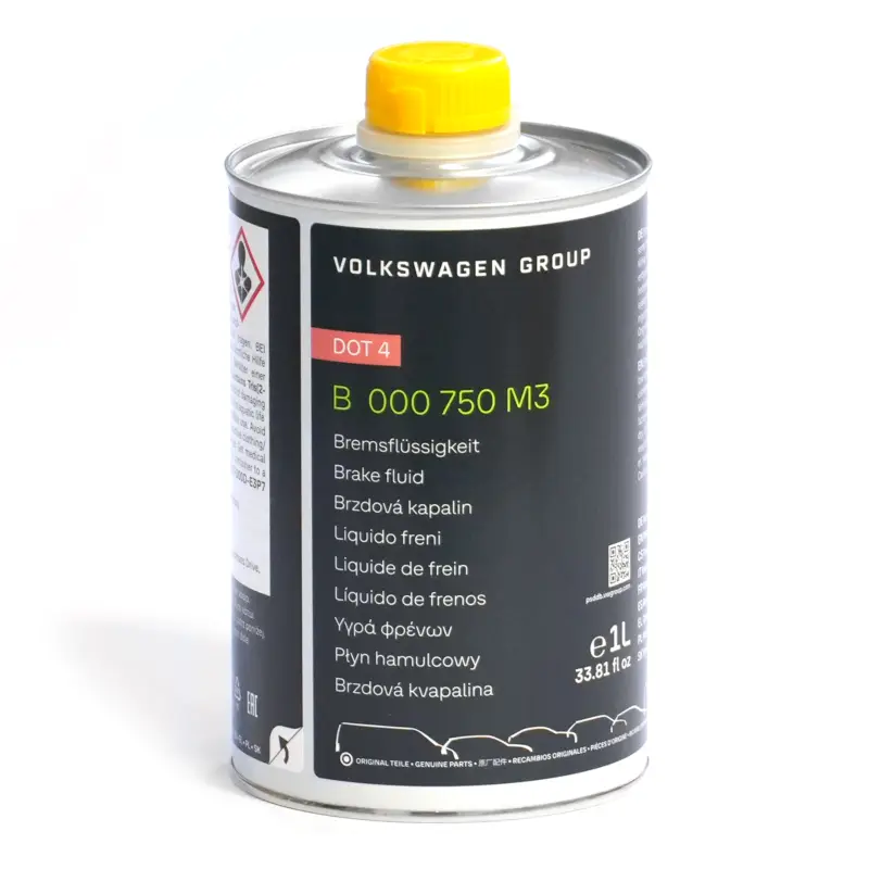 Sofort Bestellen Original VW Bremsflüssigkeit DOT4 Bremsen Flüssigkeit 1 Liter B000750M3