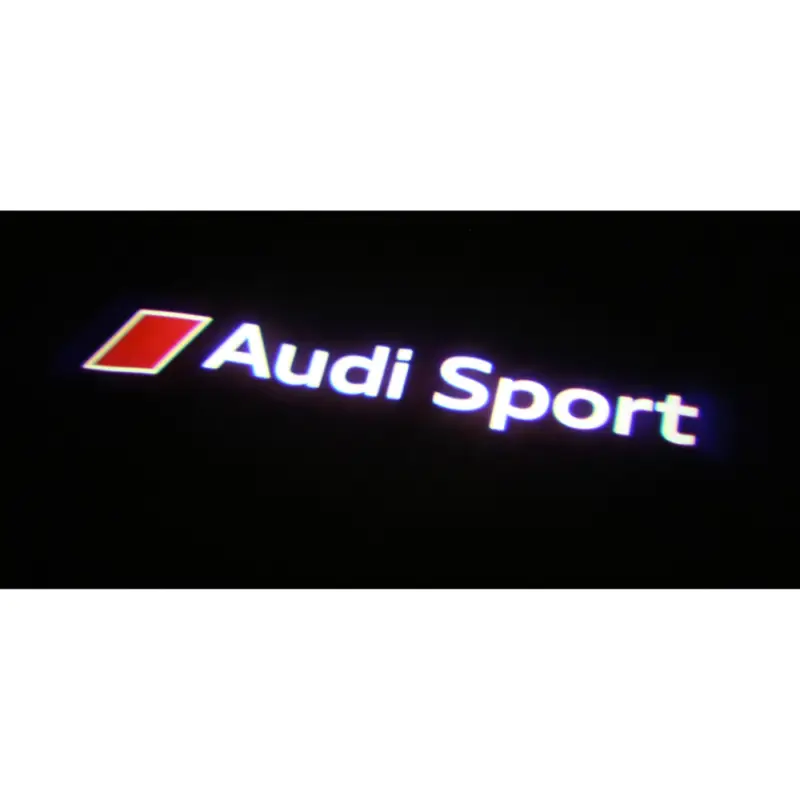 Versand Am Gleichen Tag Audi Original LED Projektor rechts "Audi Sport" Einstiegsbeleuchtung Türbeleuchtung