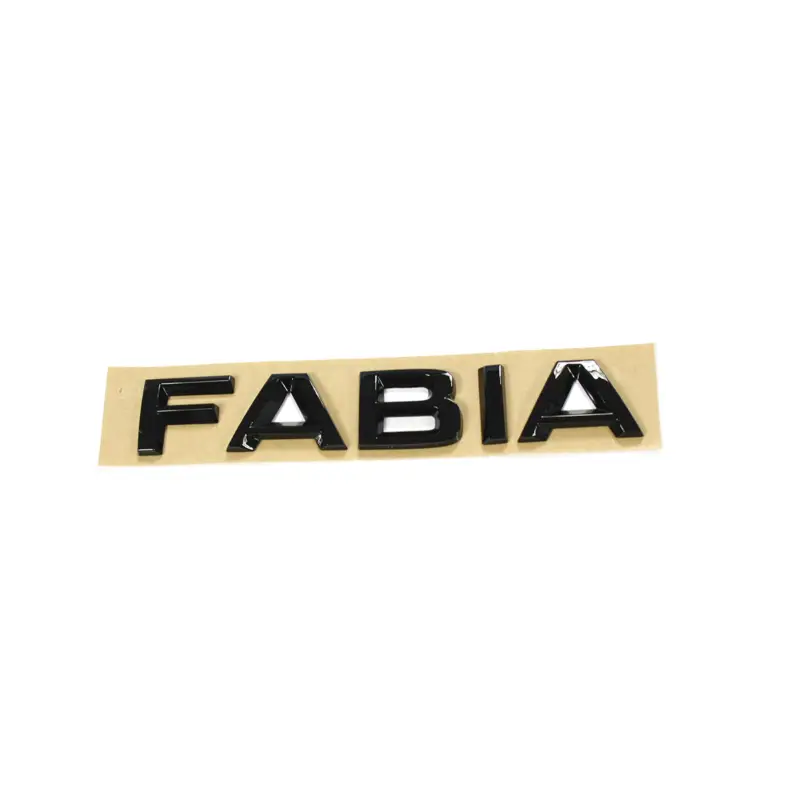 Meistverkauft Original Skoda Fabia Schriftzug schwarz Heckklappe Emblem Blackline Logo