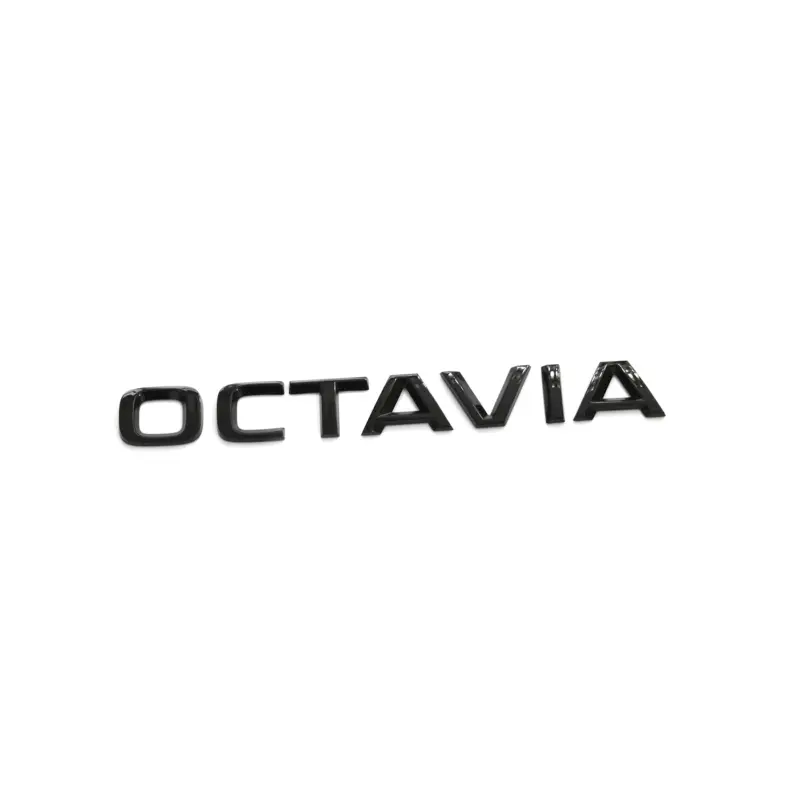 Original Skoda Octavia Schriftzug schwarz Aufkleber Emblem Buchstaben Blackline Logo Saisonangebot
