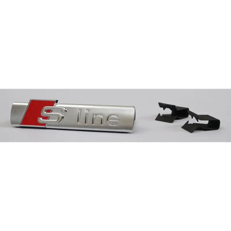 Sonderangebot Original Audi A3 (8P) S-Line Schriftzug vorn Kühlergrill Emblem Clip Plakette Logo 8P4853736A2ZZ