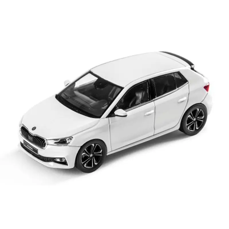 Original Skoda Fabia A07 Modellauto 1:43 Moon weiß Miniatur 6VA099300S9R Echt