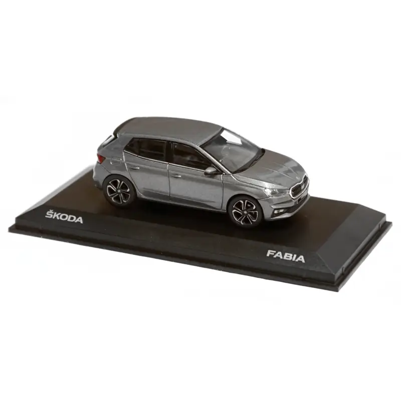 Original Skoda Fabia A07 Modellauto 1:43 Graphite grau Miniatur 6VA099300F7C Direktkauf