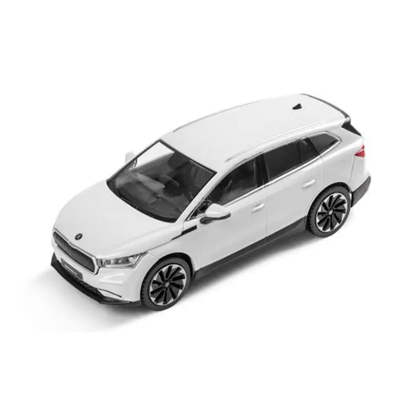 Original Skoda ENYAQ iV Modellauto 1:43 weiß Miniatur 5LA099300S9R Neue Kollektion