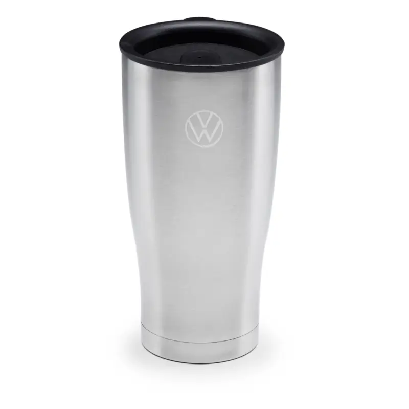 Kracherpreis Thermosbecher Original VW Edelstahl Becher Trinkbecher 0.4l New Volkswagen 000069604S