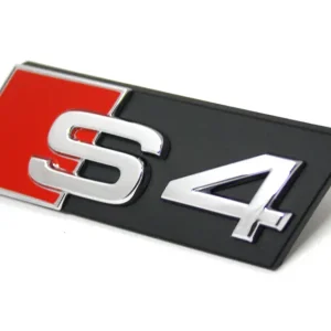 Echt Schriftzug S4 Original Audi A4 8K Kühlergrill Emblem Tuning Zeichen Chrom