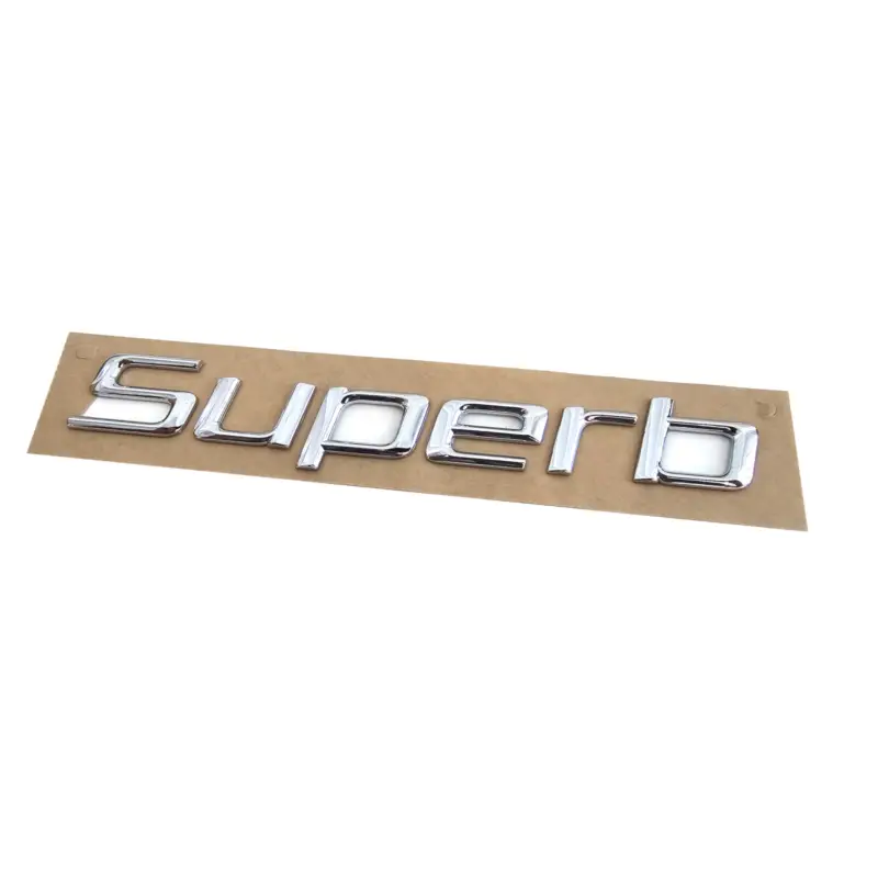 Original Skoda Superb Schriftzug Modellschriftzug Modellbezeichnung Logo Plakette 3T08536872ZZ Heißes Angebot