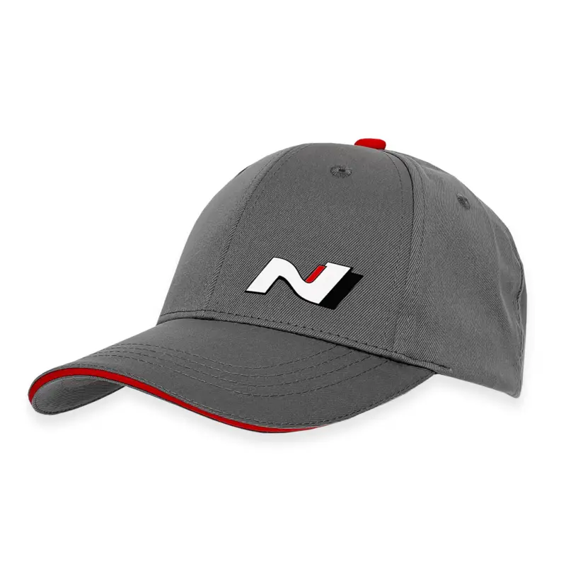 Neuheit Original Hyundai N Basecap Cap Kappe Mütze Baseballcap grau HMD00581