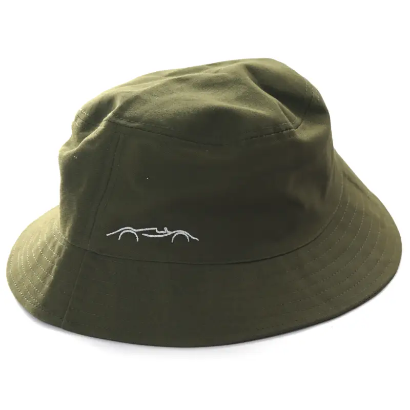 Audi Hut Anglerhut Silhouette Logo olive green A7-7219 Abverkauf