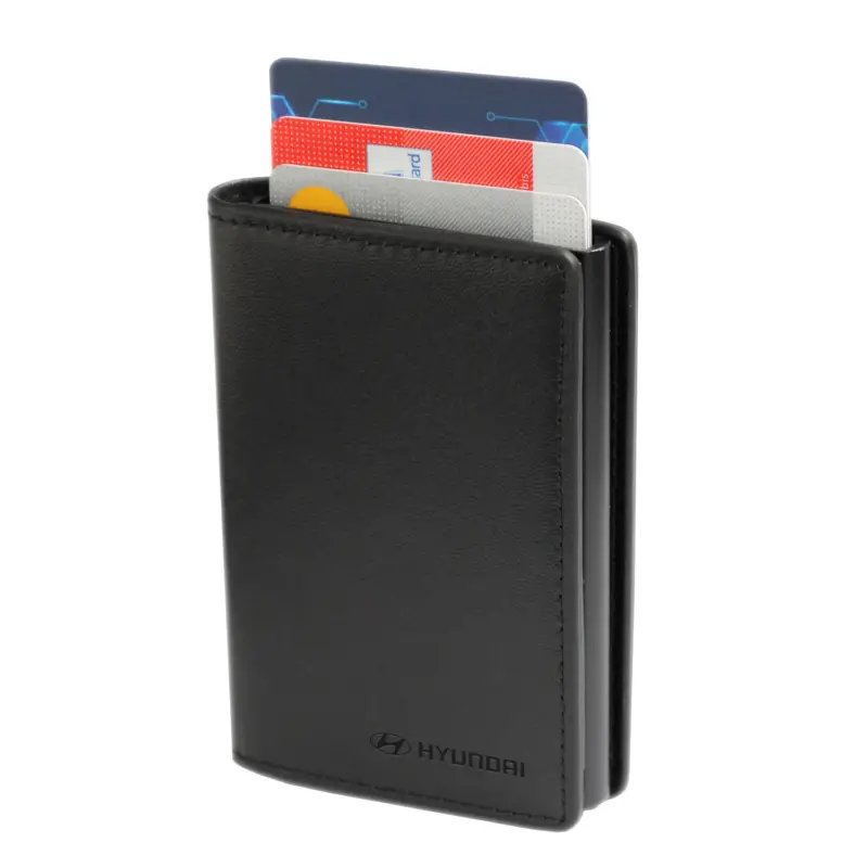 Original Hyundai Wallet RFID Kartenetui Kreditkarten Geldbörse Etui HMD00556 Echt