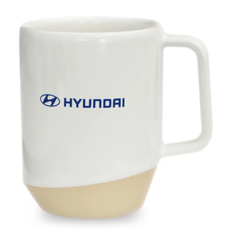 Original Hyundai Tasse 360ml Kaffeetasse Teetasse Porzellan weiß HMD00576 Neue Kollektion