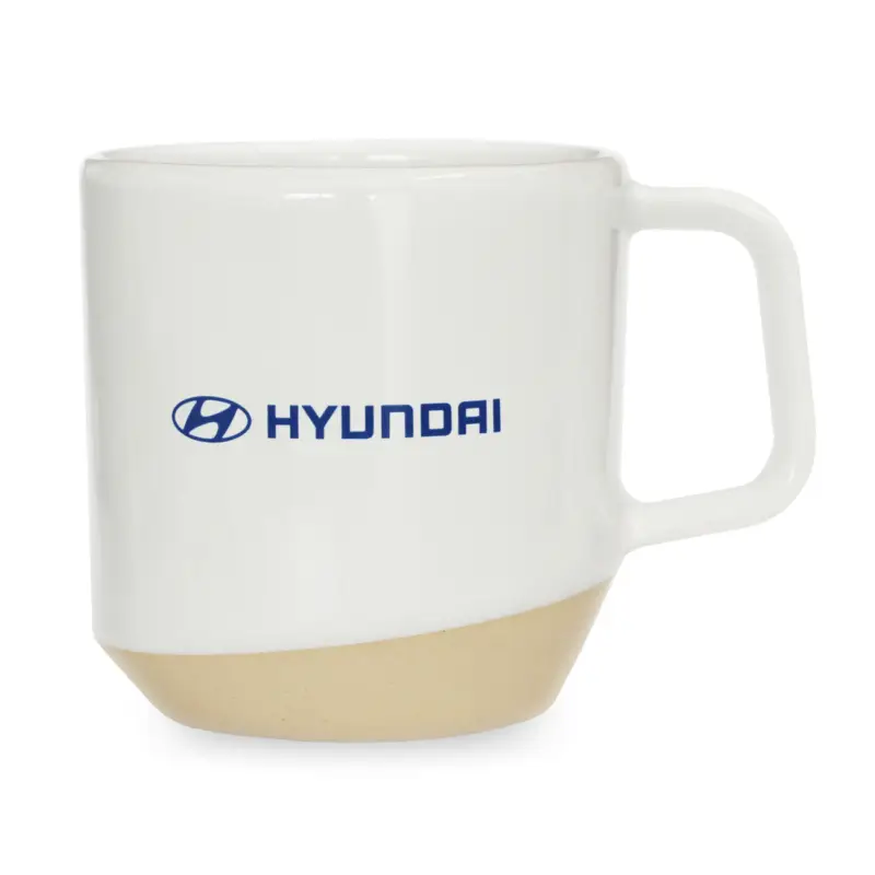 Must-Have Original Hyundai Tasse 400ml Kaffeetasse Teetasse Porzellan weiß HMD00577