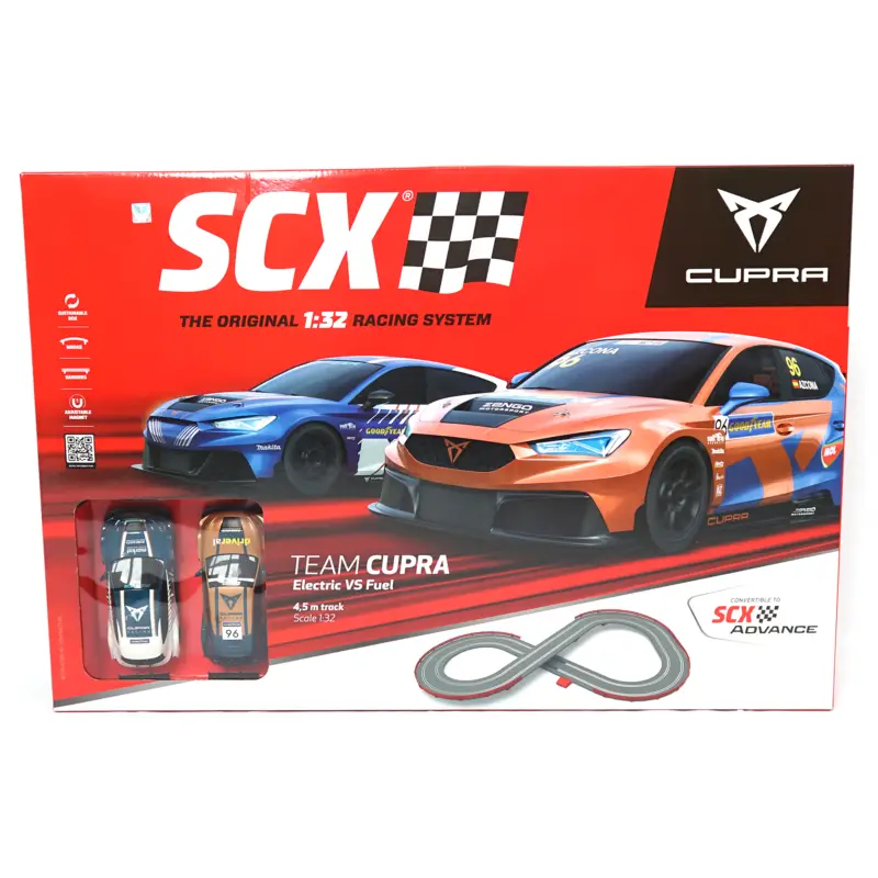 Preisreduziert Original CUPRA Scalextric Circuit Autorennbahn 1:32 Rennstrecke 5FA099339K
