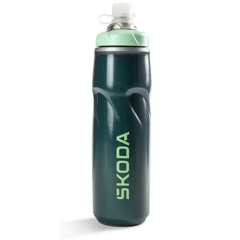 Sonderangebot Original Skoda Fahrradtrinkflasche Isolierflasche 620ml Flasche Wasserflasche grün 000050309J