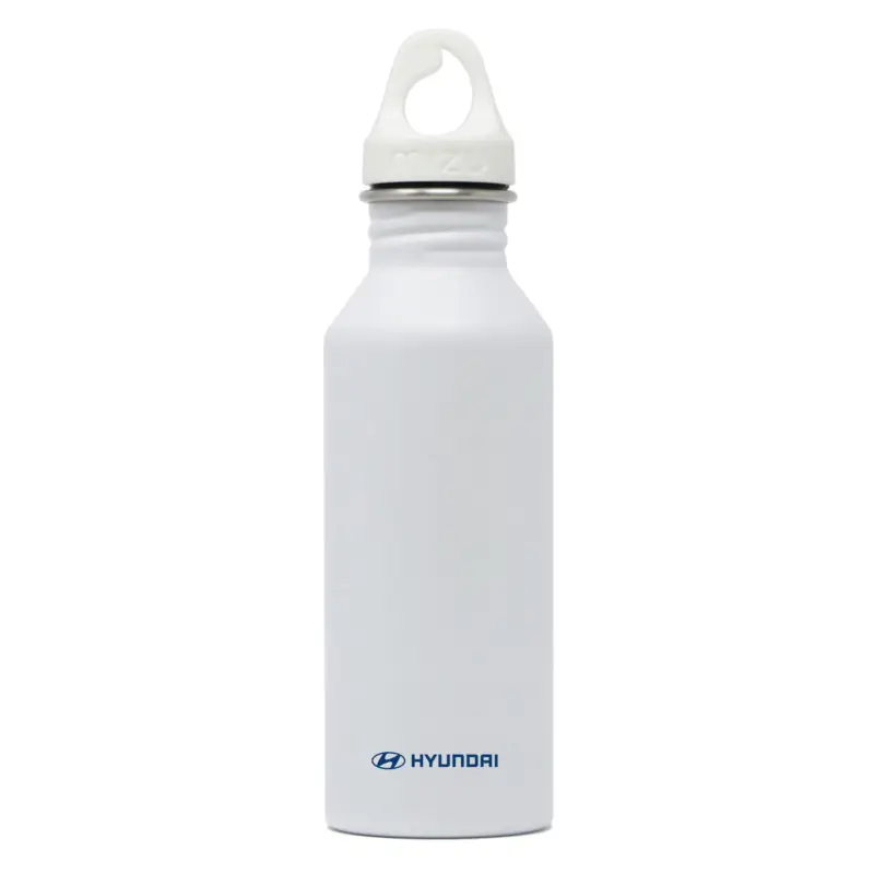 Markenware Original Hyundai Trinkflasche 500ml Edelstahl weiß HMD00569