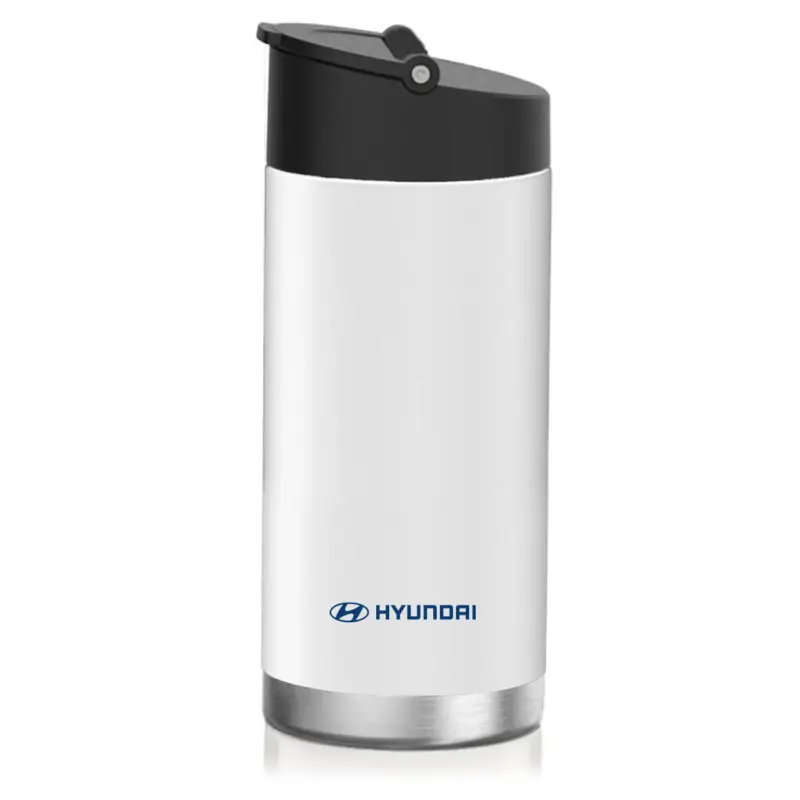 Original Hyundai Thermobecher 450ml Trinkflasche Edelstahl weiß HMD00568 Online Kaufen