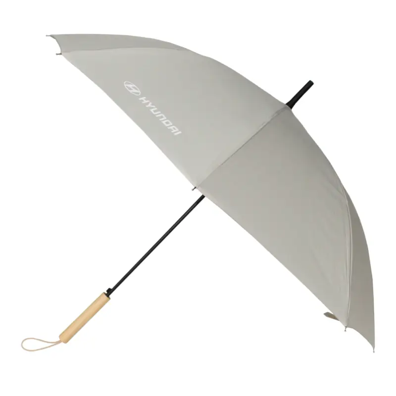 Schnäppchen Original Hyundai Regenschirm Schirm Stockschirm Logo Beige HMD00575