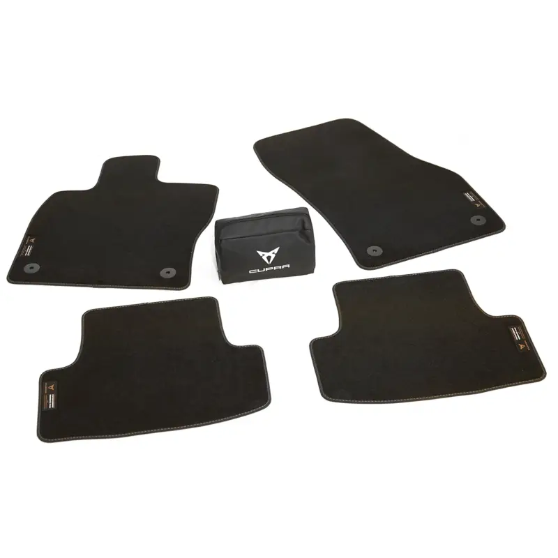 Original CUPRA Ateca Premium Velours Fußmatten Textilfußmatten Sicherheits-Kit 576087700J Knallerangebot