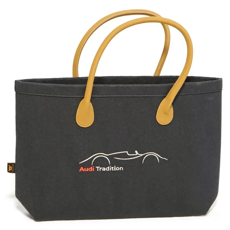 Top-Seller Tasche Audi Shopper Tradition Logo Tragetasche Umhängetasche dunkelblau A8-8607