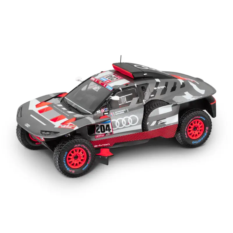 Original Audi Sport Modellauto 1:43 Miniatur RS Q e-tron E2 Peterhansel/Boulanger 5022200632 Highlight