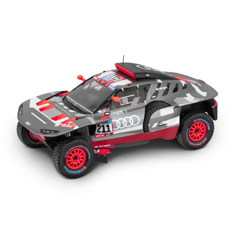 Original Audi Sport Modellauto 1:43 Miniatur RS Q e-tron E2 Ekström/Bergkvist Modell 5022200634 Schneller Versand