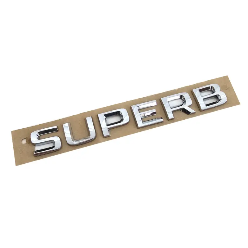 Bestpreis Original Skoda Superb Schriftzug Modellschriftzug Modellbezeichnung Logo Plakette 3V0853687A2ZZ