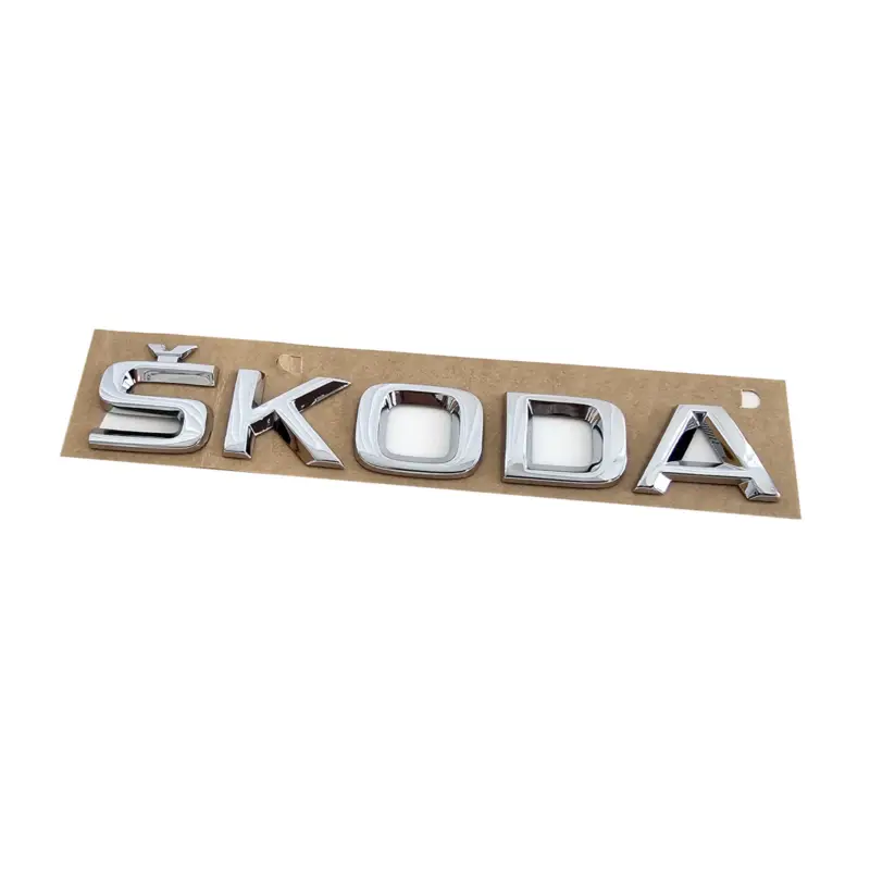 Rabatt Original Skoda Schriftzug Buchstaben Markenschriftzug Logo Plakette Aufkleber 3V08536872ZZ