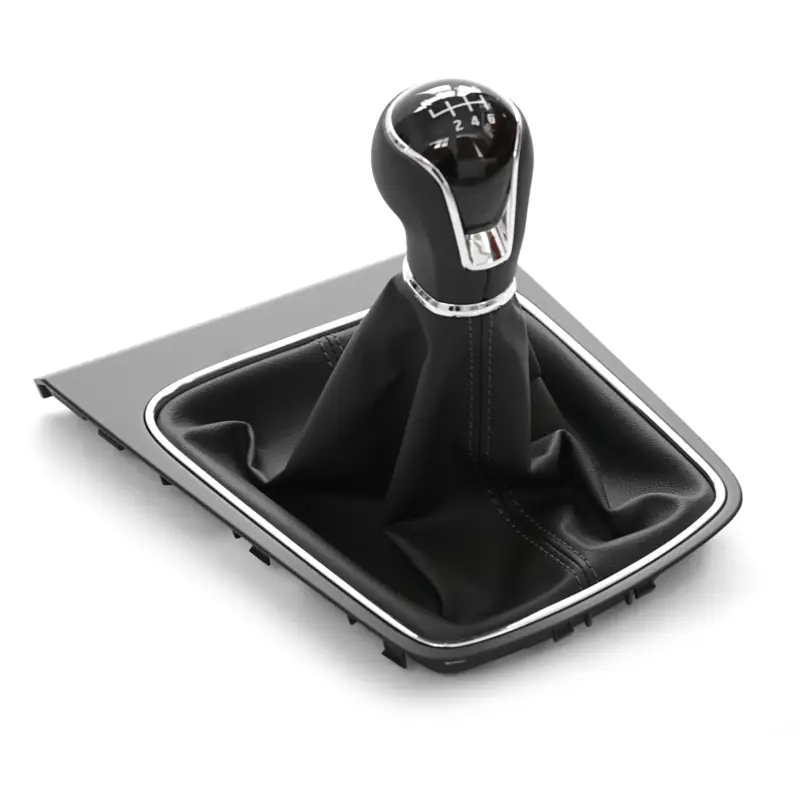 Super-Preis Original Seat Leon 3 (5F) Schaltknauf Abdeckung 6-Gang Schalthebelknopf schwarz/chrom