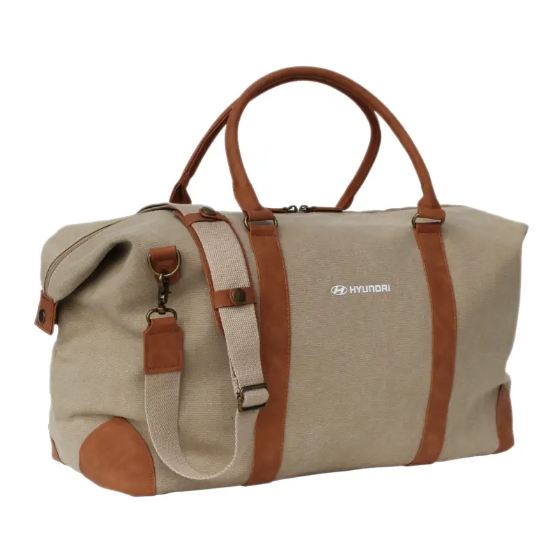Saisonangebot Original Hyundai Reisetasche Weekender Tasche beige HMD00563