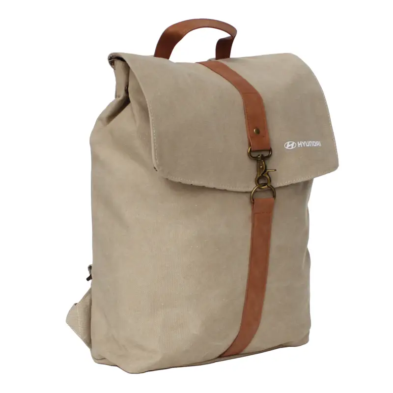 Jetzt Kaufen Original Hyundai Rucksack Schulterrucksack Backpack beige HMD00564