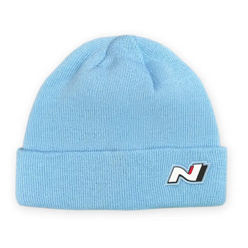 Original Hyundai N Longbeanie Strickmütze Beanie Mütze blau HMD00573 Preisknaller
