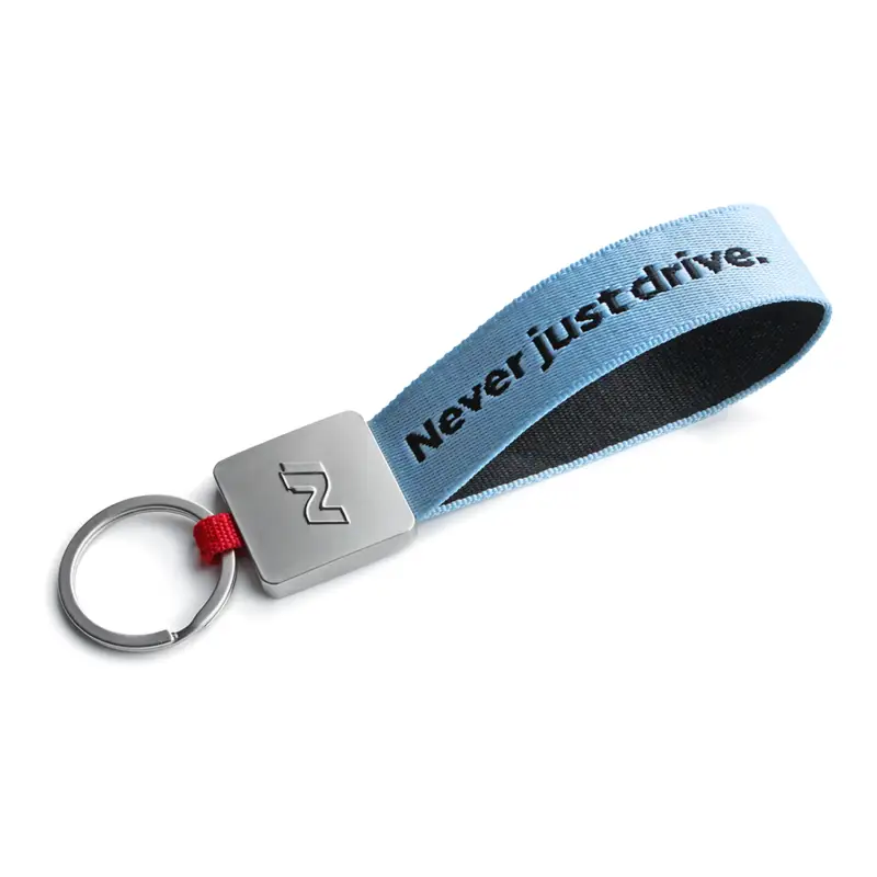 Expressversand Original Hyundai N Schlüsselanhänger Schlüsselband Schlüsselring Anhänger blau HMD00592